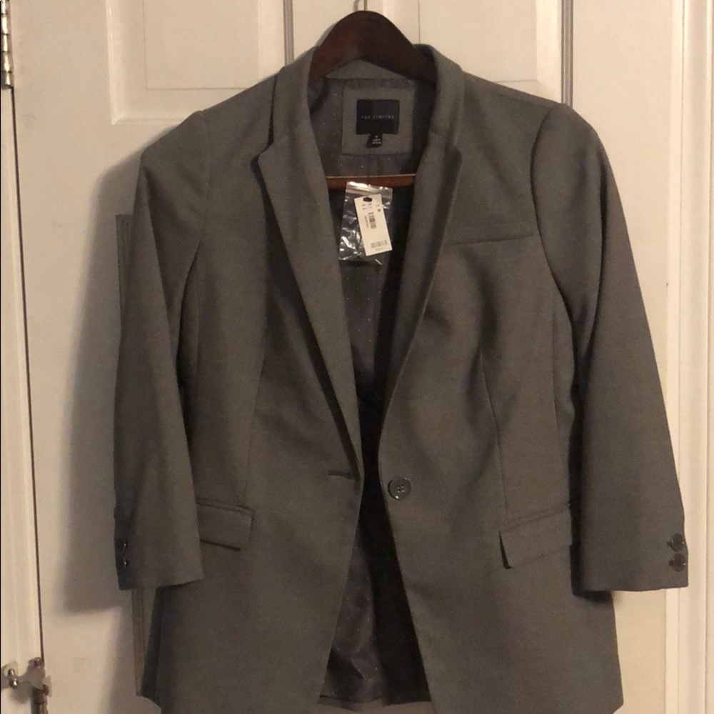 Gray blazer